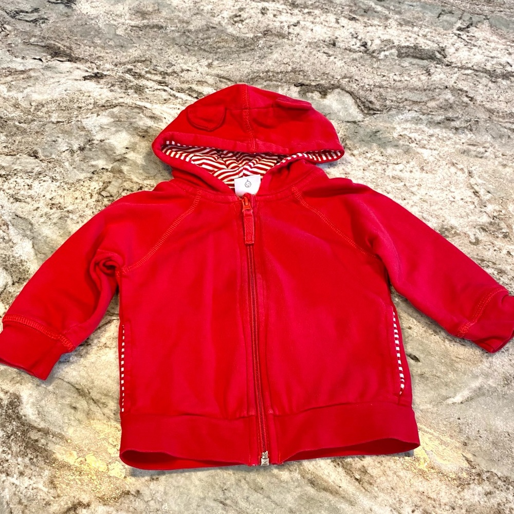 Hanna Andersson zip up sweatshirt size 80 (18-24m)